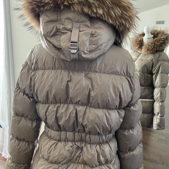 Eleven Elfs Down Coat XL Beautiful Taupe & Cream - Picture 2 of 13